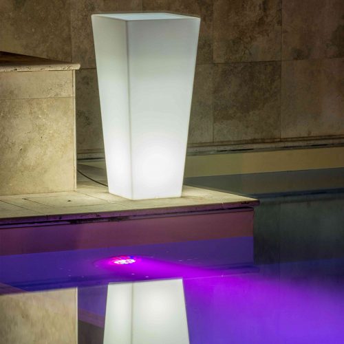 'Hydrus' Lighted Tall Planter