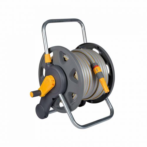 HOZELOCK Assembled 2-in-1 Hose Reel (60m) with Hose / Water Hose Reel