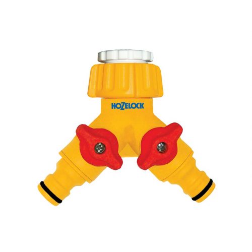 HOZELOCK Water Hose Dual Tap Connector