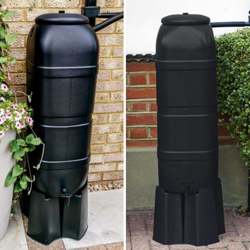 100L Slimline Water Butt with Tap & Lockable Lid