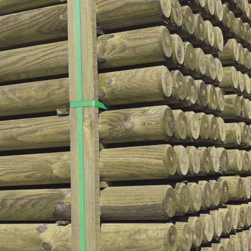 Round Timber Posts (Planting Stakes)