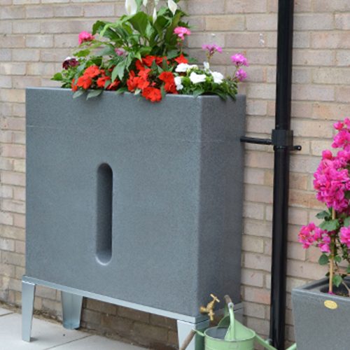 280 Litre Slimline Water Butt Planter - Up Right