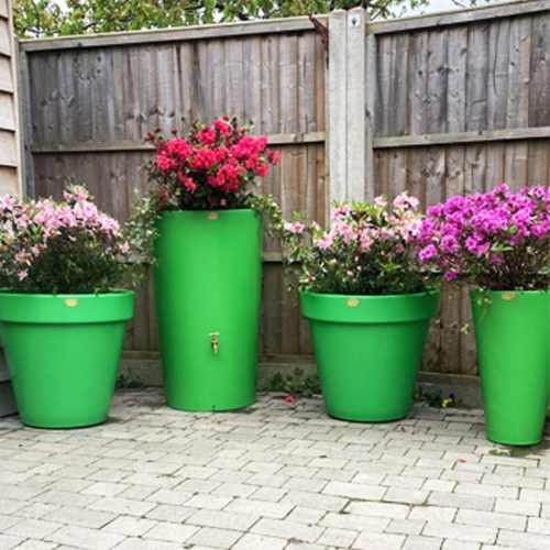 Apple Green Water Butt and Planter Set