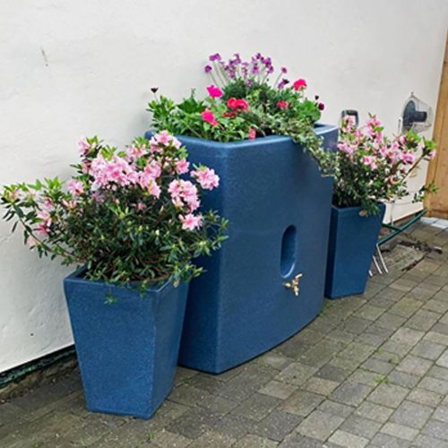 Bluestone Water Butt and Planter Set