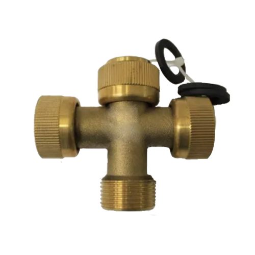 Colortap Fitting Brass Cross for 1" Female Manifolds