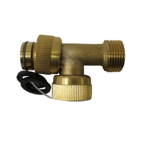 Colortap Manifold 1 Way Brass "T" - 1" Female
