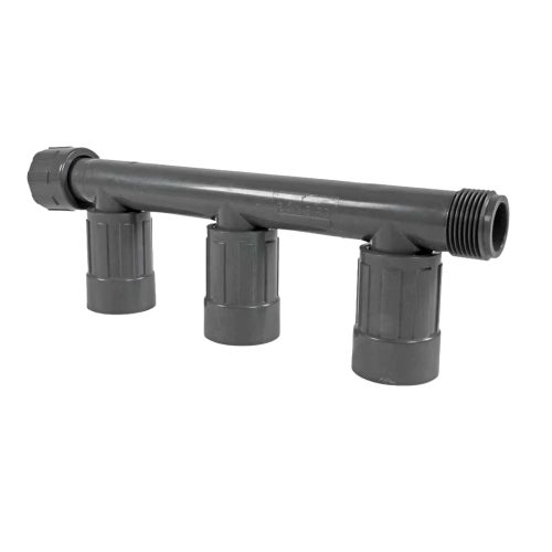 ISE Manifold 3 Ways in PVC 1" Female