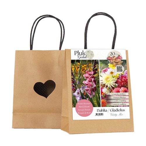 PLUKGELUK | Gladiolus / Dahlia Variety Mix of 20