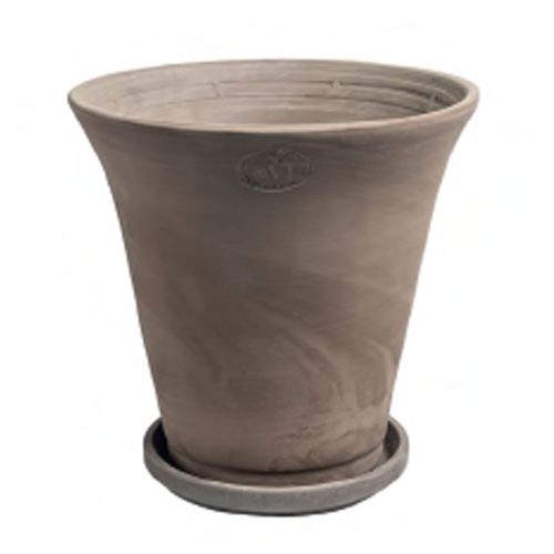 Pietrantiqua Tuscan Lily Pot With Saucer