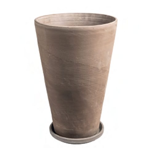 Pietrantiqua Tuscan Rosenpot With Saucer