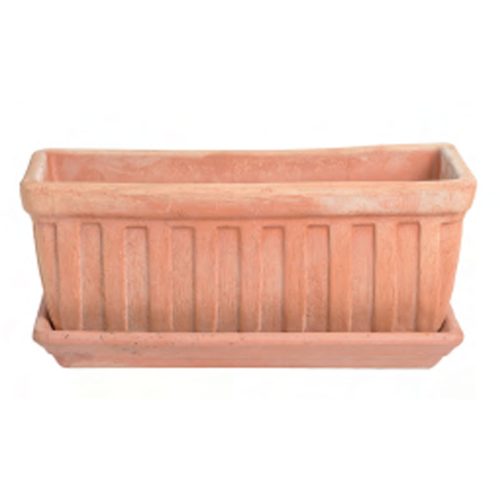 Tuscan Basket Window Box with Saucer