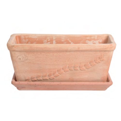 Tuscan Basket Window Box with Saucer