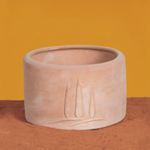 Cypresses and Hills Low Cylinder Planter