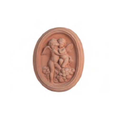 Oval Putti Panel